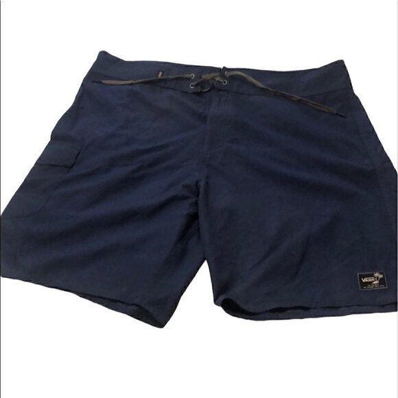 Vans Classic Solid Blue Board Shorts Size 38 - Picture 1 of 10